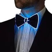 [B/M] Light Up Bowtie - LED Bowties Novelty Ties for Events Show Dance | Bow Ties for Men | Accessories for Business Theme Kids Dance B/