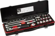 Koken 3286Z 3/8" Z-EAL Socket Wrench Set of 21 Items with Metal Case New