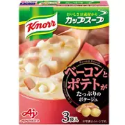 Knorr Ajinomoto Cup Soup Bacon and Potato Potage 3cups from Japan Japanese Foods