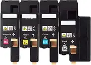 4 Pack Generic Toner Cartridge CT202264 CT202265 CT202266 CT202267 Compatible with Fuji Xerox DocuPrint CM115w CP115w CP225w CP116w CM225fw(1BK1C1M1Y)