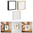 DIY Shadow Box Frame Square Picture Frame for Handicrafts Tickets DIY Gifts