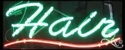 BRAND NEW "HAIR" 32x13 UNDERLINED REAL NEON SIGN w/CUSTOM OPTIONS 10166