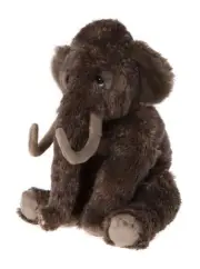 Charlie Bears 2023 - Mighty | Woolly Mammoth Brown Plush Collectable Teddy