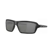 Oakley Cables Sunglasses Matte Black with Prizm Black Polarised Lens