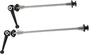 Kisangel 1 Pair Bicycle Quick Release Lever Rear Release Tire Skewer Quick Release Skewer Bicycles Skewer Quick Release Bike Axle Mountain Bike Parts Locking Skewer Titanium Alloy Black