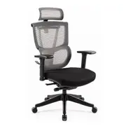 Eason High Back Fabric Seat Full Adjustable Ergonomic Office Chair In Black