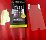 Protectors Screen X 2 For IPhone 6 Plus +Cleaning Cloth, Dings & Scratch Free