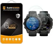 Supershieldz (3 Pack) Designed for Garmin Fenix 7/7 Pro (Solar/Sapphire Solar) [47mm] / Epix (Gen 2) / Epix Pro (47mm) Tempered Glass Screen Protector, Anti Scratch, Bubble Free
