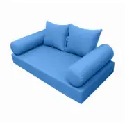 |COVER ONLY| Style 4 Crib Knife Edge Daybed Mattress Bolster Pillow Covers AD102