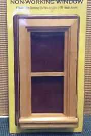 Houseworks Miniatures 1:12 Scale Traditional Non-working Window