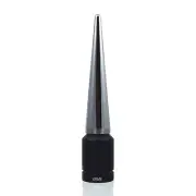 Chrome Mini Spiked Stubby Aluminum Antenna 4" AM FM For Nissan Frontier Titan (for: Nissan)