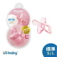 在飛比找Yahoo奇摩購物中心優惠-US baby 優生 矽晶 安撫奶嘴升級版(標準L-粉)