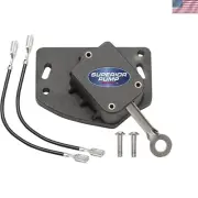 Black 3-Way Pedestal Pump Switch with Durable Metal Arm & Easy Installation