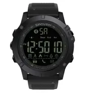 EX17 Bluetooth 4.0 Smart Watch, 50m Professional Waterproof, Support Pedometer / Information Reminder / Data Analysis / Remote Camera(Black)
