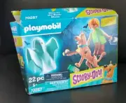 PLAYMOBIL Scooby Doo Scooby & Shaggy with Ghost Action Figure Set 70287