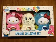 Hello Kitty & Friends X Care Bears Plush - Special Collector Set of 3