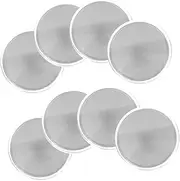 Operitacx Diy Engraving Coins Set 8pcs Blank Brass Challenge Coins Smooth Edges for Diy Crafts Jewelry Making Collectibles
