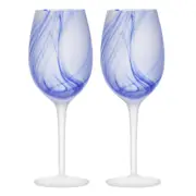 2pc Tempa Skylar Ocean Red/White Wine Drinking Glass Drinkware/Barware Set