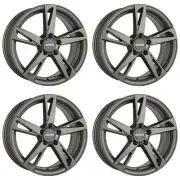 4 Alloy wheels Carmani 16 Anton 7,5x17 ET38 5x112 GUN for Skoda Karoq Kodiaq Oct