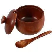 Seasoning Jar with Spoon Small Sugar Container Kitchen Condiment Jars