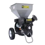 Ducar 7HP Wood Chipper Shredder Mulcher Petrol Silver Black