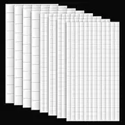 8 Sheets Squares Foam Tape Craft Double Sided, 1320PCS Total Self Adhesive Sticky Dots, Precut Squares Strips 3D Mini Foam Stickers for DIY Arts & Crafts, 2 Sizes (0.47in/12mm, 0.24in/6mm)