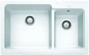 Blanco 1 & 1/2 White Double Bowl Inset Granite Sink NAYA8WK5 526837