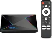 Sidiwen Android TV Box, Android 14.0 TV Box 2025 2GB RAM 16GB ROM Android 14 TV Box 1000M WIFI6 Ethernet R69 Plus 4K 8K HDR10 H728 Octa-core 3D TV Box Support 2.4G 5.8G Dual WiFi BT5.0 USB 2.0 USB 3.0