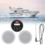 Herdio Marine Radio Bluetooth Audio Stereo Mp3 Player Boat Speakers+FM/AM Aerial