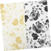 40 Sheets Floral present Tissue Paper Ultra Thin Packing Paper for Clothing Shoes and DIY Crafts for present Wrapping Parties and Creative Projects