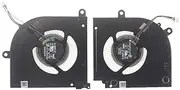 Laptop CPU GPU Cooling Fan BS5405HS-U4W BS5405HS-U4X DC5V 1A 4Pin for MSI for Stealth 15M A11UEK A11SDK A11SEK(CPU GPU Fan)