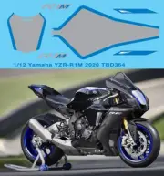 1/12 Decals for Yamaha YZR-R1M 2020 Livery Decals TB Decal TBD364