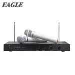 蝦幣十倍送 EAGLE可調距長距離專業雙頻無線麥克風組(EWM-P28) KTV唱歌會議室MIC 伴唱機點歌機原廠公司貨