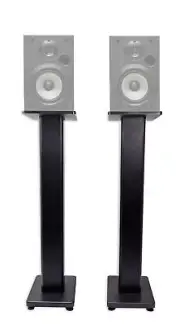 Pair 28" Bookshelf Speaker Stands For Sony SS-B1000 Bookshelf Speakers