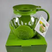 Ecolution Micro Pop Microwave Glass Popcorn Maker Green 3 Quarts