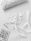 Linen House Augusta Flat Sheet (White) - King