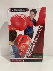 EastPoint Big Boppers Boxing Gloves. Unisex Kids With Handles. Red In Color