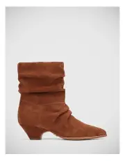 [Wittner] Axiel Suede Slouch Ankle Boots in Tan