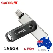 SanDisk iXPand OTG Flash Drive Go 256GB iPhone USB 3.0 Memory Stick