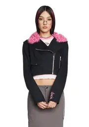 [Dolls Kill x Daria] Fashion Club VP Moto Jacket