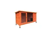 YES4PETS XXL Rabbit Hutch Guinea Pig Cage , Ferret cage Chicken Coop W Pull Out Tray 150x6