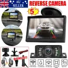 Reverse Camera Kit Wireless Monitor Reversing Caravan Truck 24V 12V Rear View AU