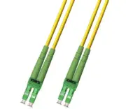 9M (29.52ft) OS2 LC/APC to LC/APC Fiber Optic Cable Duplex Singlemode 9/125