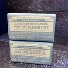 2 X Dr. Bronner's Magic Soaps Hemp Baby Unscented Pure Castile Soap