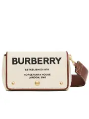 Burberry Small Horseferry Print Cotton Canvas Crossbody Bag