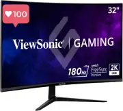 VX3218C-2K 1500R Curved Gaming Monitor - 32 Inch. QHD (2560 X 1440), 165Hz, 1Ms