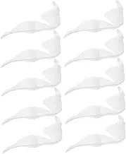Anneome 10pcs Mask Nose Strip Silicone Nose Pads Fog Strip Comfortable Mask Pad Bridge Accessories
