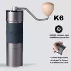 Manual Coffee Grinder Portable Hand Mill 48mm Stainless Steel Burr Grinding