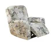 Printed Recliner Slipcover Stretch with Side Pocket Sofa Couch Cover Lazy Boy Chair CoverFurniture Protector-Style 4