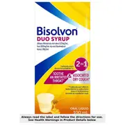 Bisolvon Duo Syrup Marshmallow Root & Honey 100ml